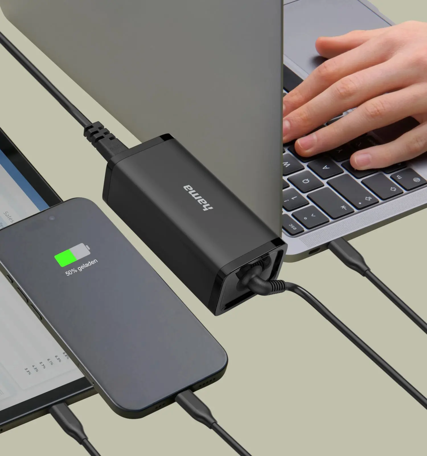 Блок питания для ноутбука Hama 200024 (Black)