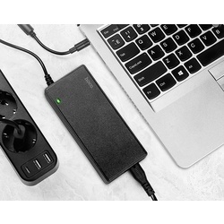 Incarcator pentru laptop Hoco DC61 (Black) Thumb