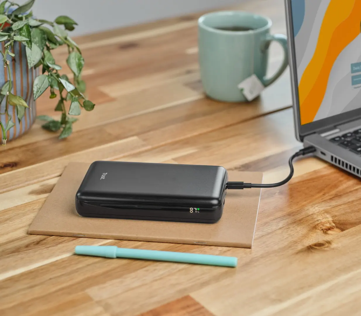 Внешний аккумулятор для ноутбуков Trust Laro 100W 20000mAh (Black)