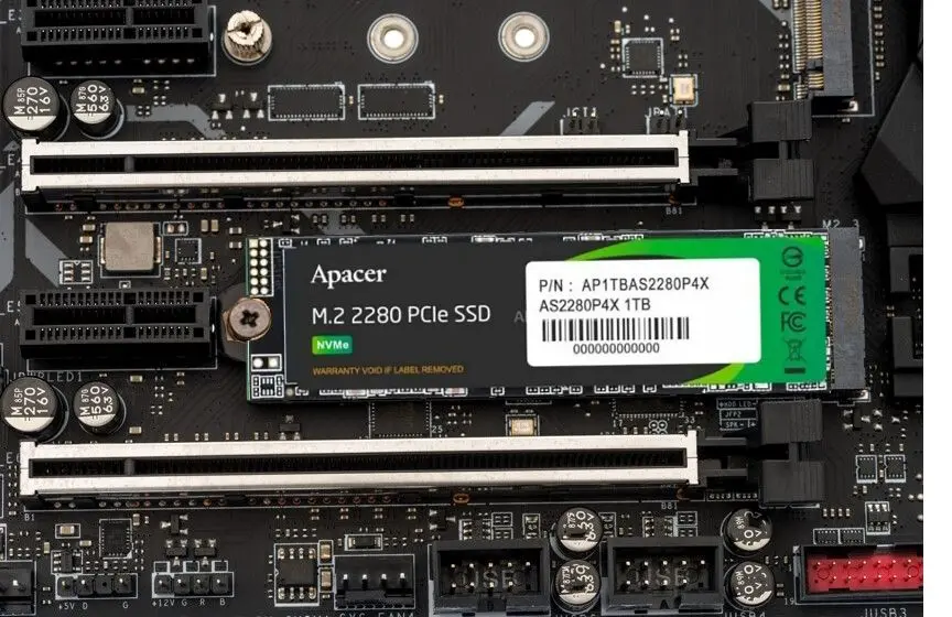 SSD Apacer AS2280P4U 1TB (AP1TBAS2280P4U-1) - 3