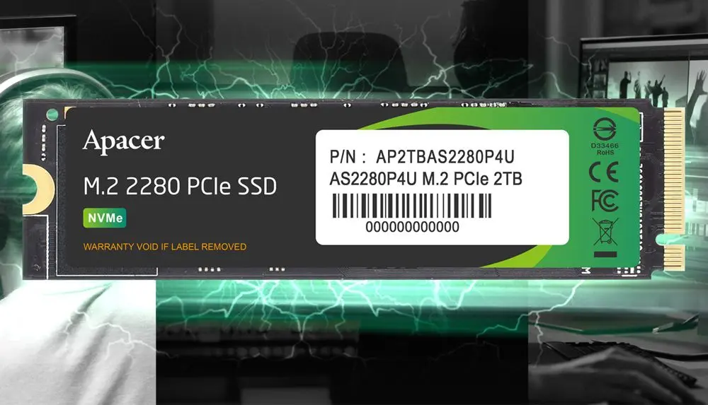 Твердотельный накопитель Apacer AS2280P4U 2TB (AP2TBAS2280P4U-1)