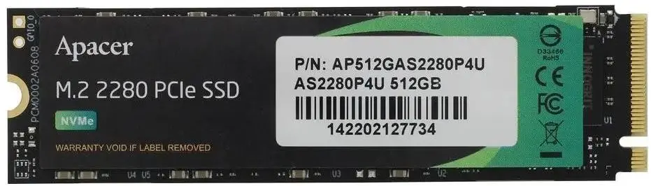 SSD Apacer AS2280P4U 512GB (AP512GAS2280P4U-1)
