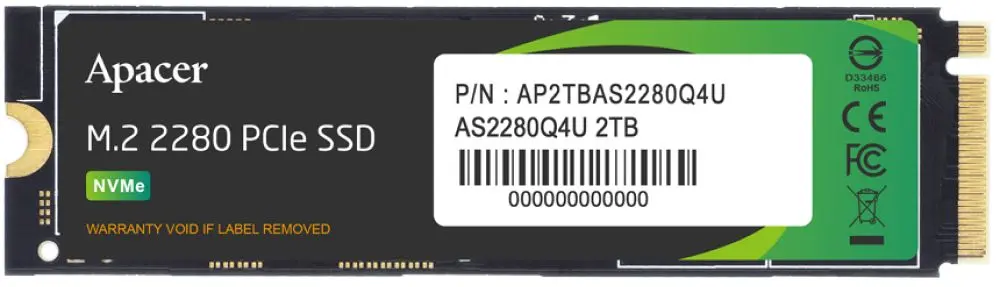Твердотельный накопитель Apacer AS2280Q4U 2TB (AP2TBAS2280Q4U-1)