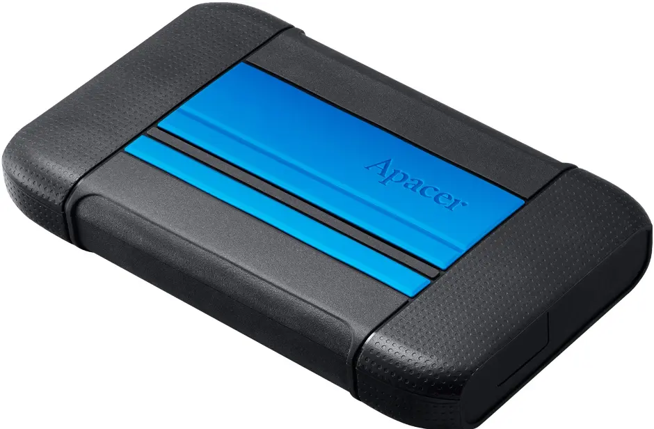 Hard disk extern Apacer AC633 1TB Black/Blue (MIL-STD-810G)