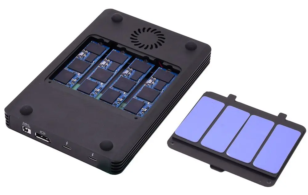 Case pentru SSD Century M.2 NVMe Black (CAM2NV4TB3)