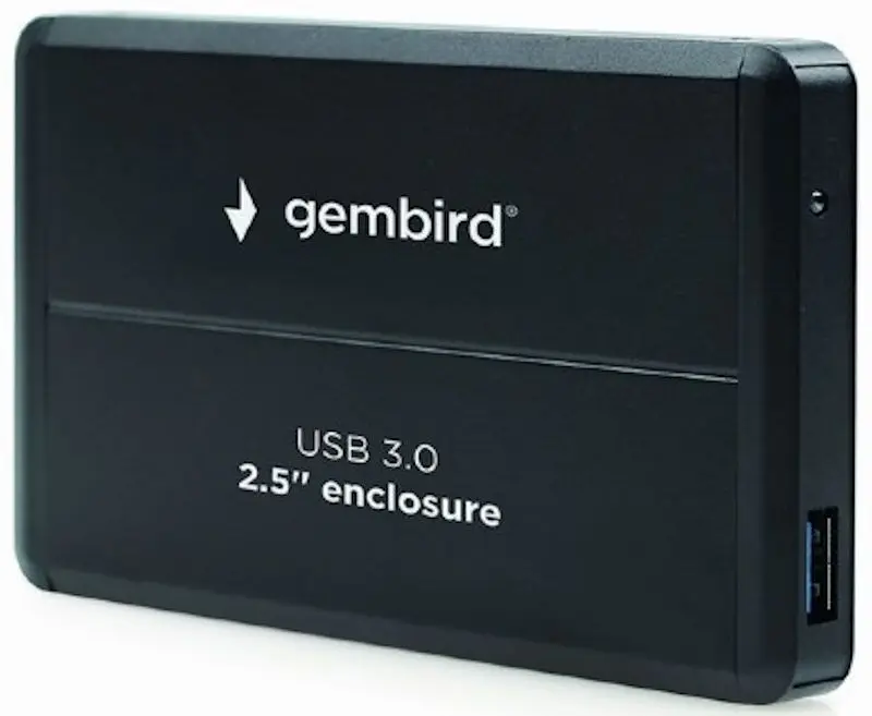 Внешний корпус для твердотельного накопителя Gembird EE2-U3S-2 (Black)