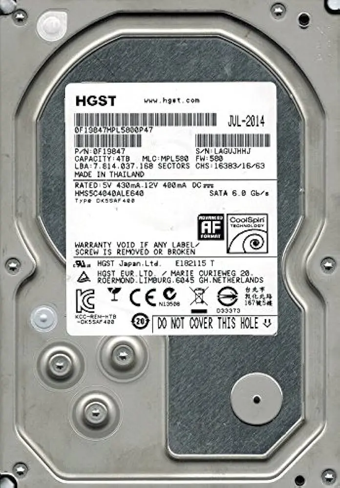 HDD Hitachi MegaScale DC 4TB (HMS5C4040ALE640-NP)