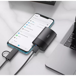 Внешний твердотельный накопитель Hoco UD12 PSSD 128GB (Black) Thumb