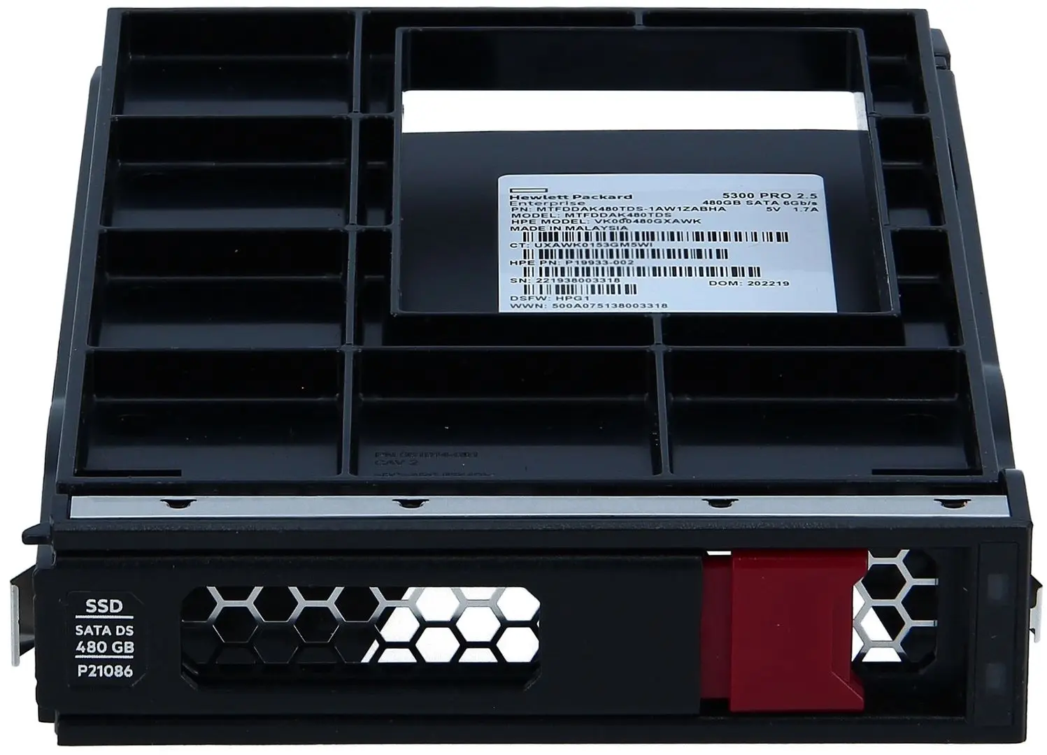 SSD Western HPE 480GB (P19974-B21) - 3