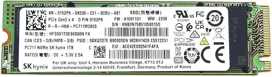 Твердотельный накопитель Hynix BC901 M.2 2280 1TB (HFS001TEJ9X110N)