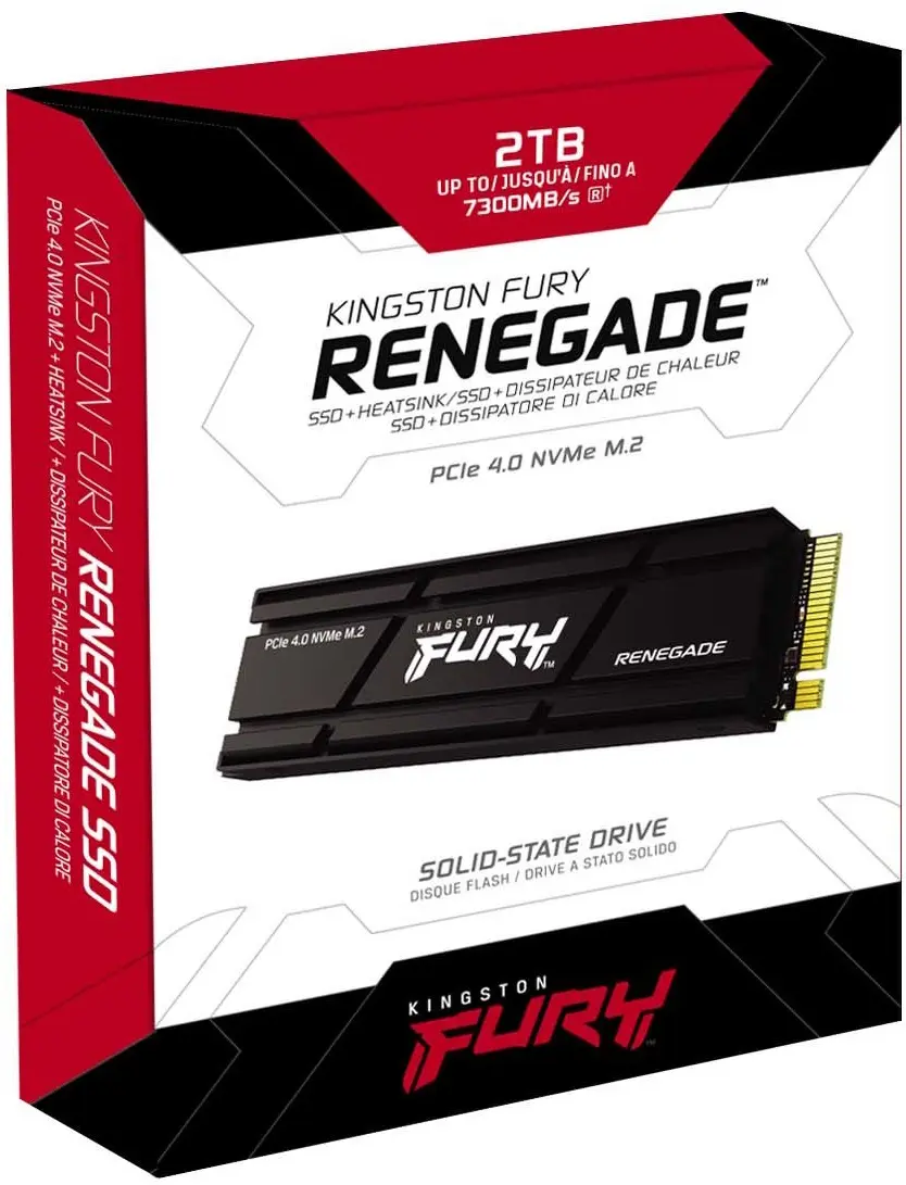 SSD Kingston Fury Renegade PCIe 4.0 NVMe M.2 2TB (SFYRDK/2000G)
