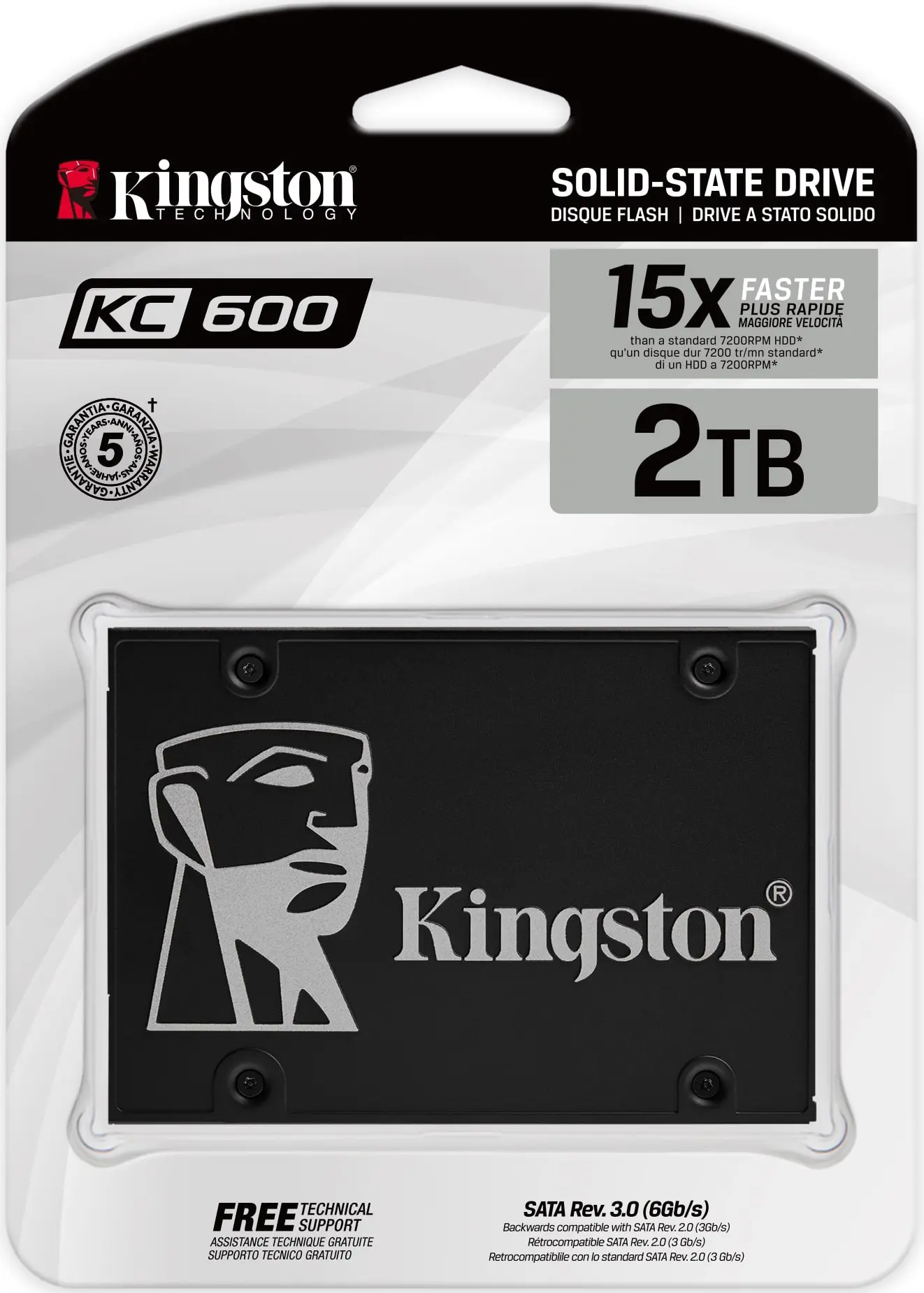 SSD Kingston KC600 2TB (SKC600/2048G)