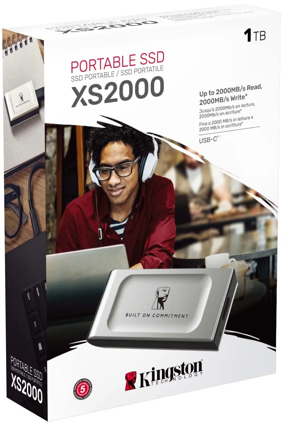 Внешний твердотельный накопитель Kingston XS2000 1TB (SXS2000/1000GA)