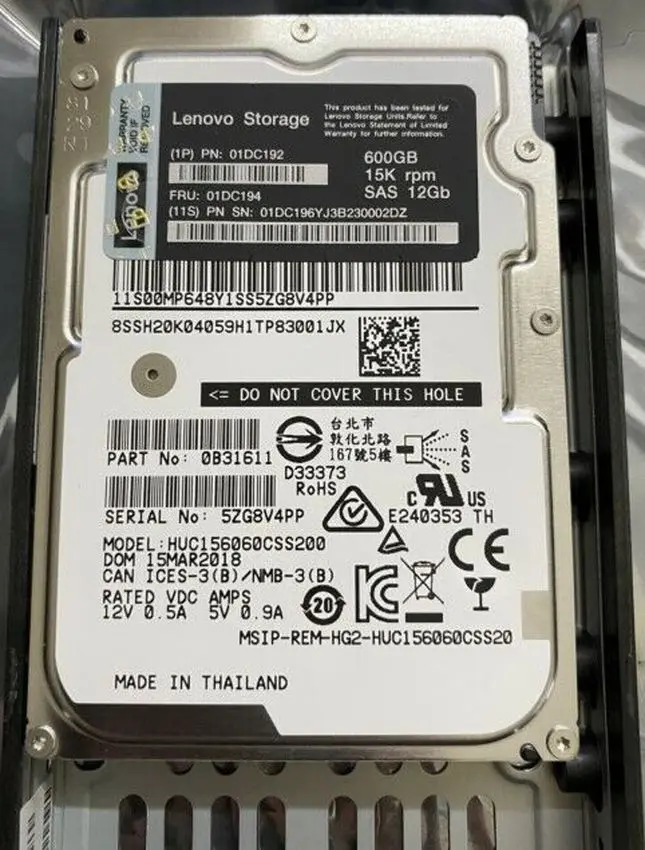 Hard disk Lenovo 01DC192 600GB - 3
