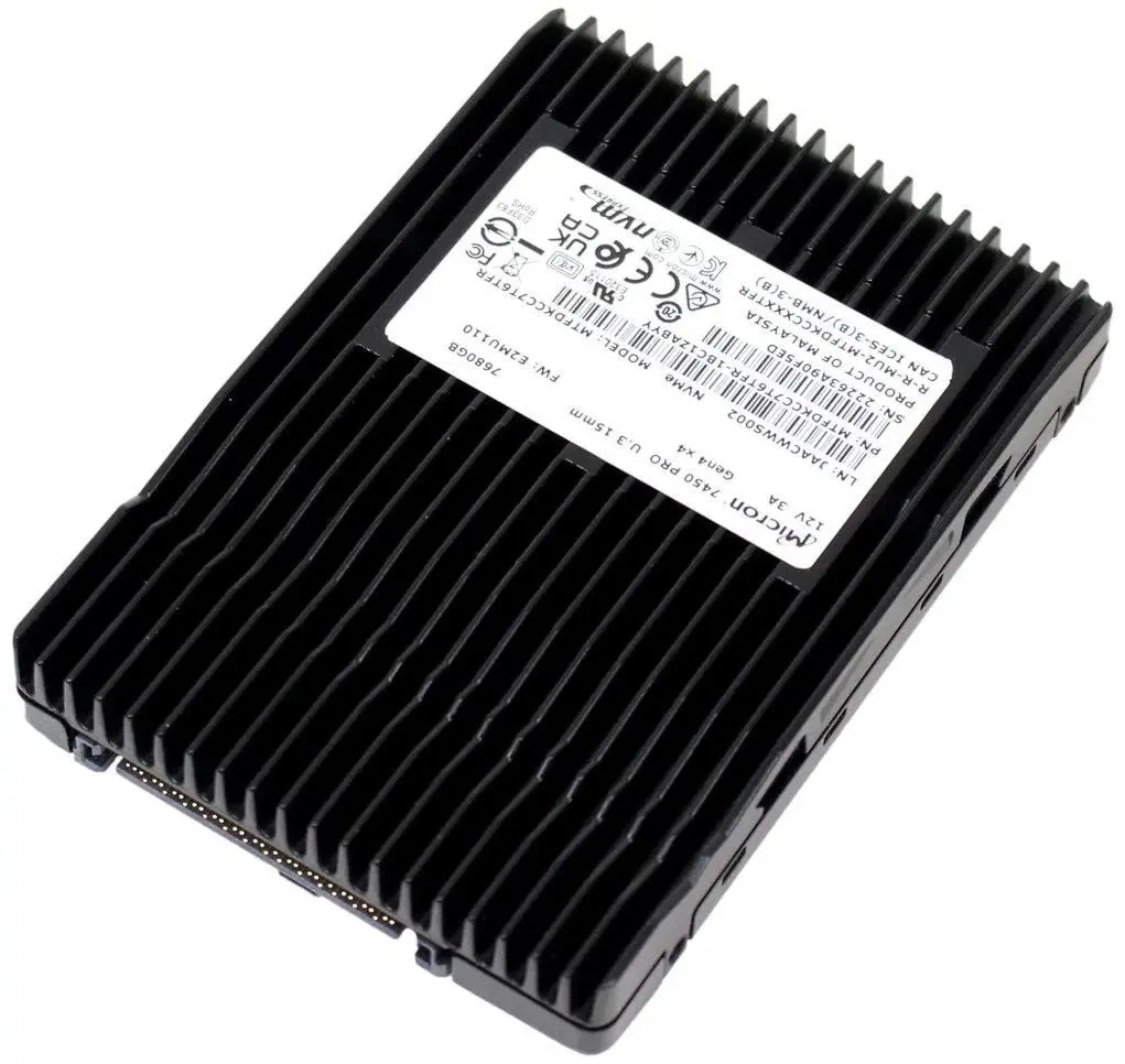 Твердотельный накопитель Micron 7450 Pro 3.84TB (MTFDKCB3T8TFR-1BC1ZABYYR) - 3