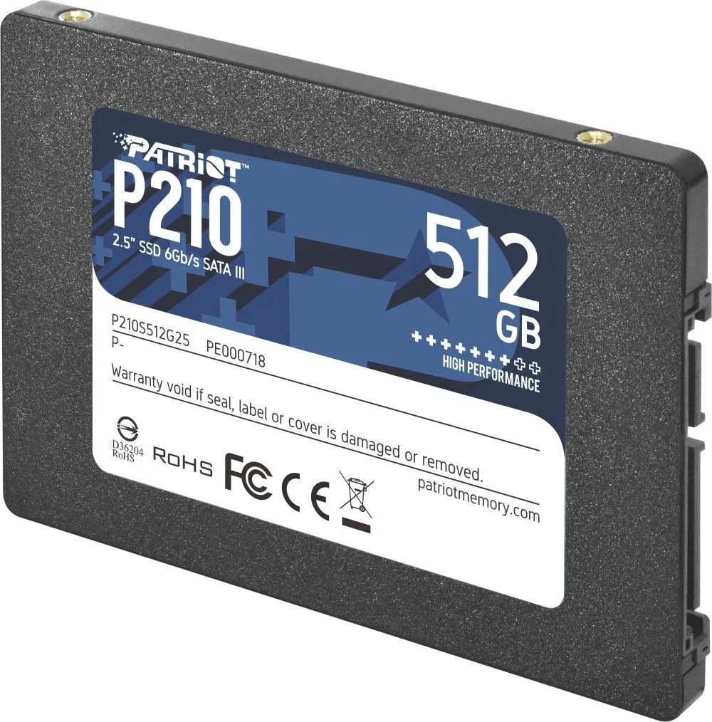Твердотельный накопитель Patriot P210 512GB (P210S512G25)