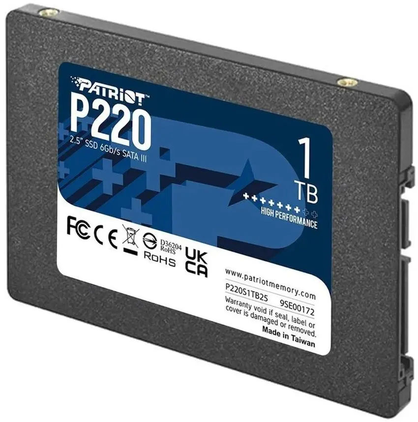 Твердотельный накопитель Patriot P220 1TB (P220S1TB25)