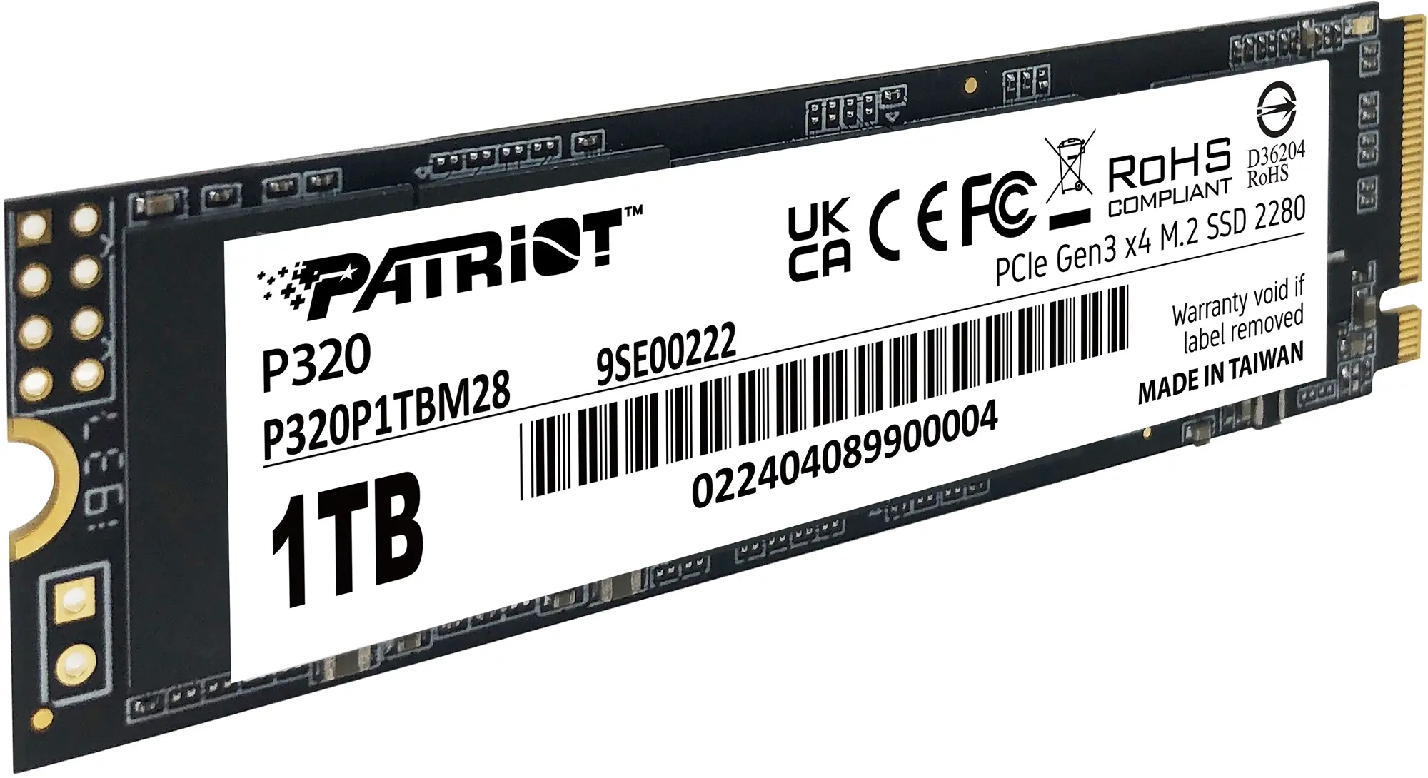 Твердотельный накопитель Patriot P320 1TB (P320P1TBM28) - 3