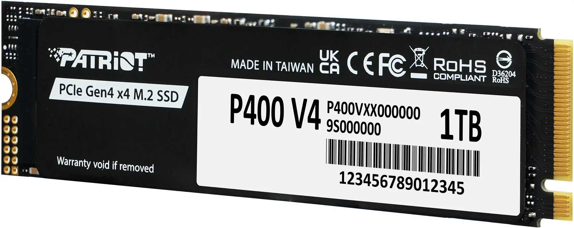 Твердотельный накопитель Patriot P400 V4 1TB (P400VP1TBM28H) - 2