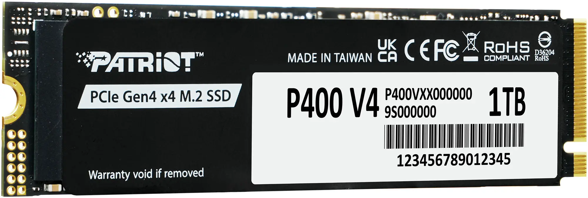 Твердотельный накопитель Patriot P400 V4 1TB (P400VP1TBM28H) - 3