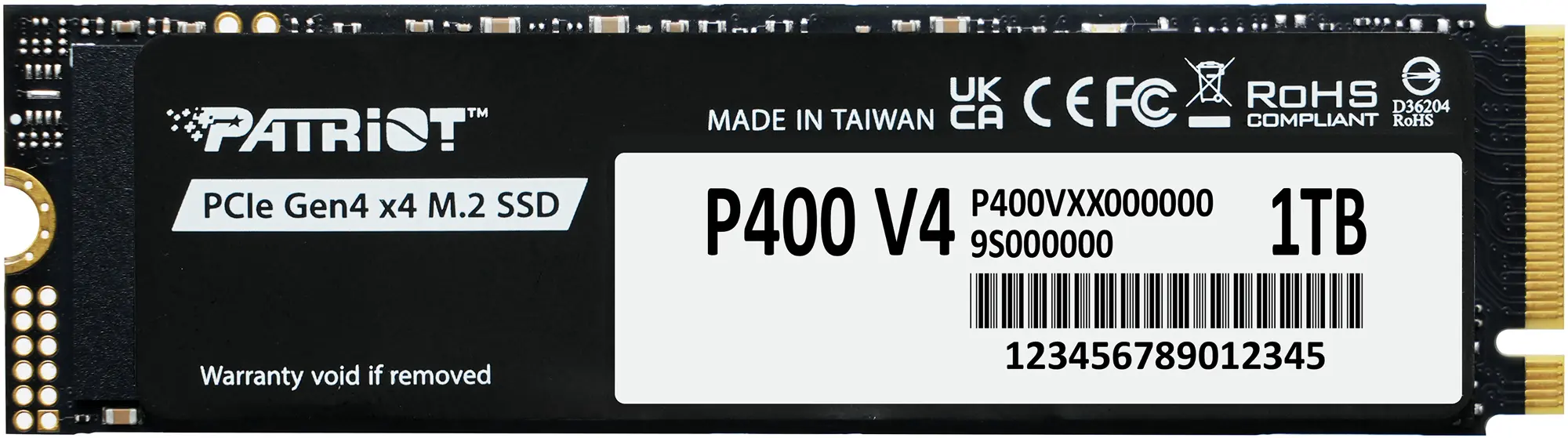 Твердотельный накопитель Patriot P400 V4 1TB (P400VP1TBM28H)