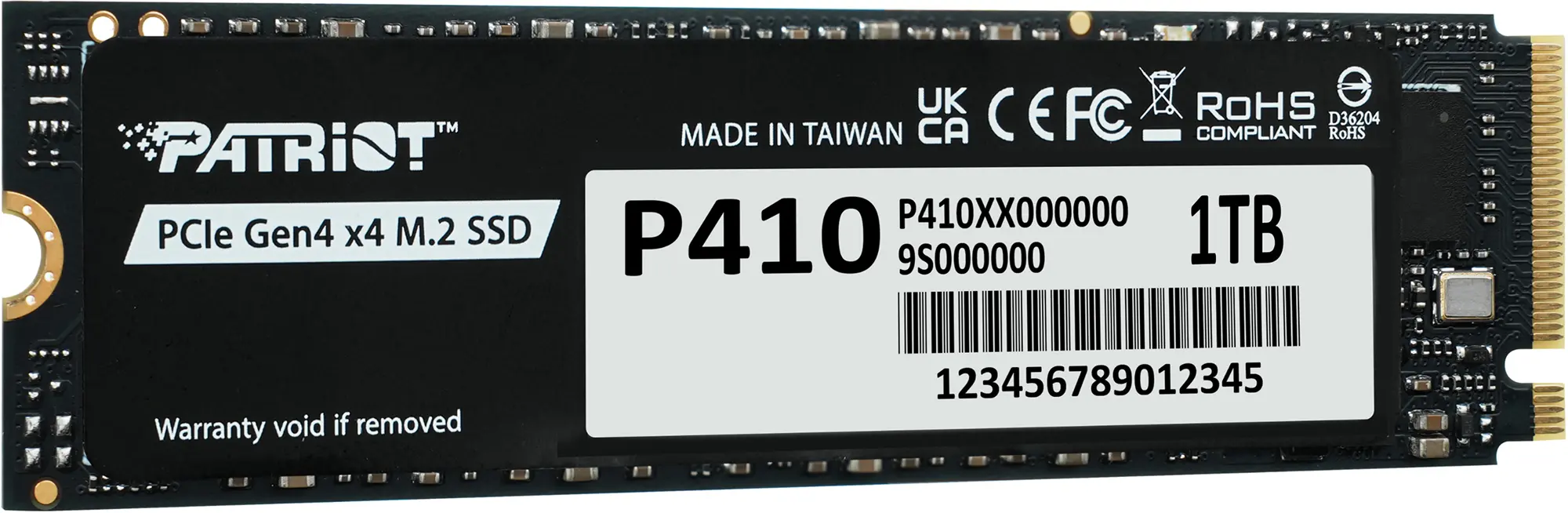 Твердотельный накопитель Patriot P410 1TB (P410P1TBM28H) - 2
