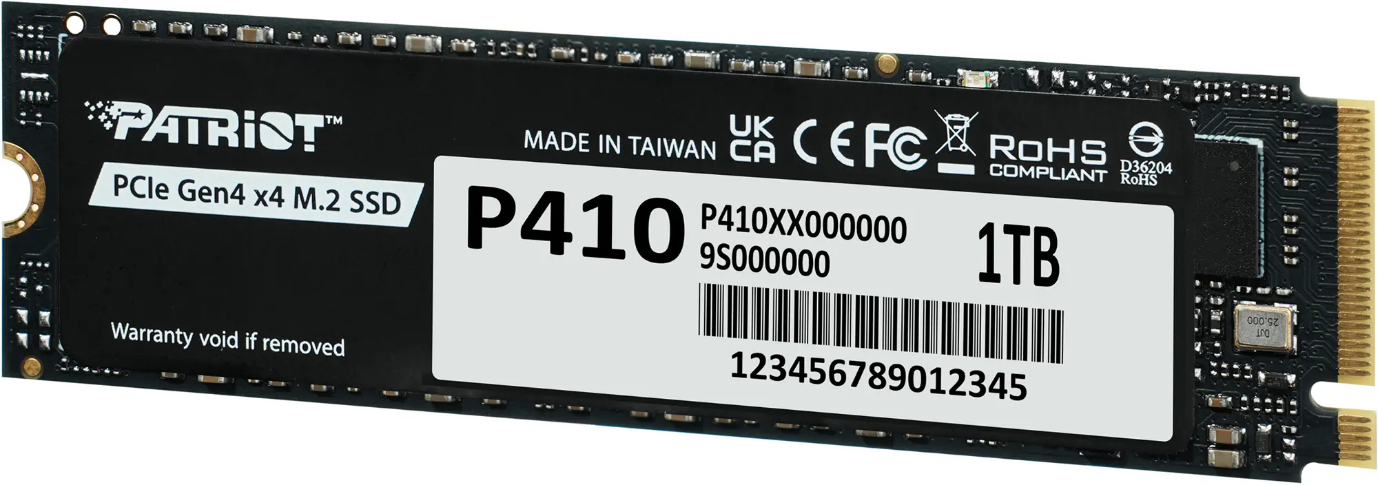 Твердотельный накопитель Patriot P410 1TB (P410P1TBM28H) - 3