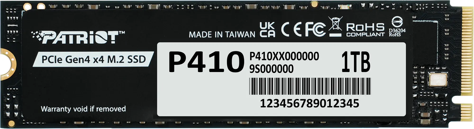 Твердотельный накопитель Patriot P410 1TB (P410P1TBM28H)