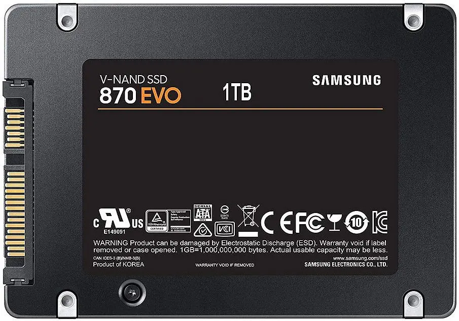 SSD extern Samsung 870 EVO 1TB (MZ-77E1T0B/EU)