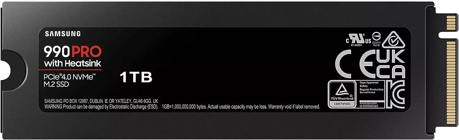 SSD Samsung 990 Pro 1TB (MZ-V9P1T0CW)