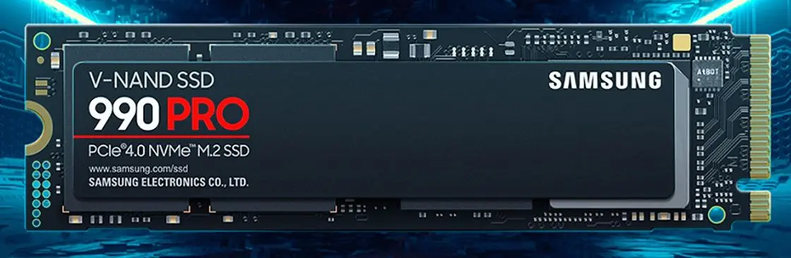 SSD Samsung 990 PRO PCIe 4.0 NVMe SSD 2TB (MZ-V9P2T0B/AM)