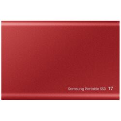 Внешний твердотельный накопитель Samsung T7 1.0TB Red (MU-PC1T0R/AM) Thumb