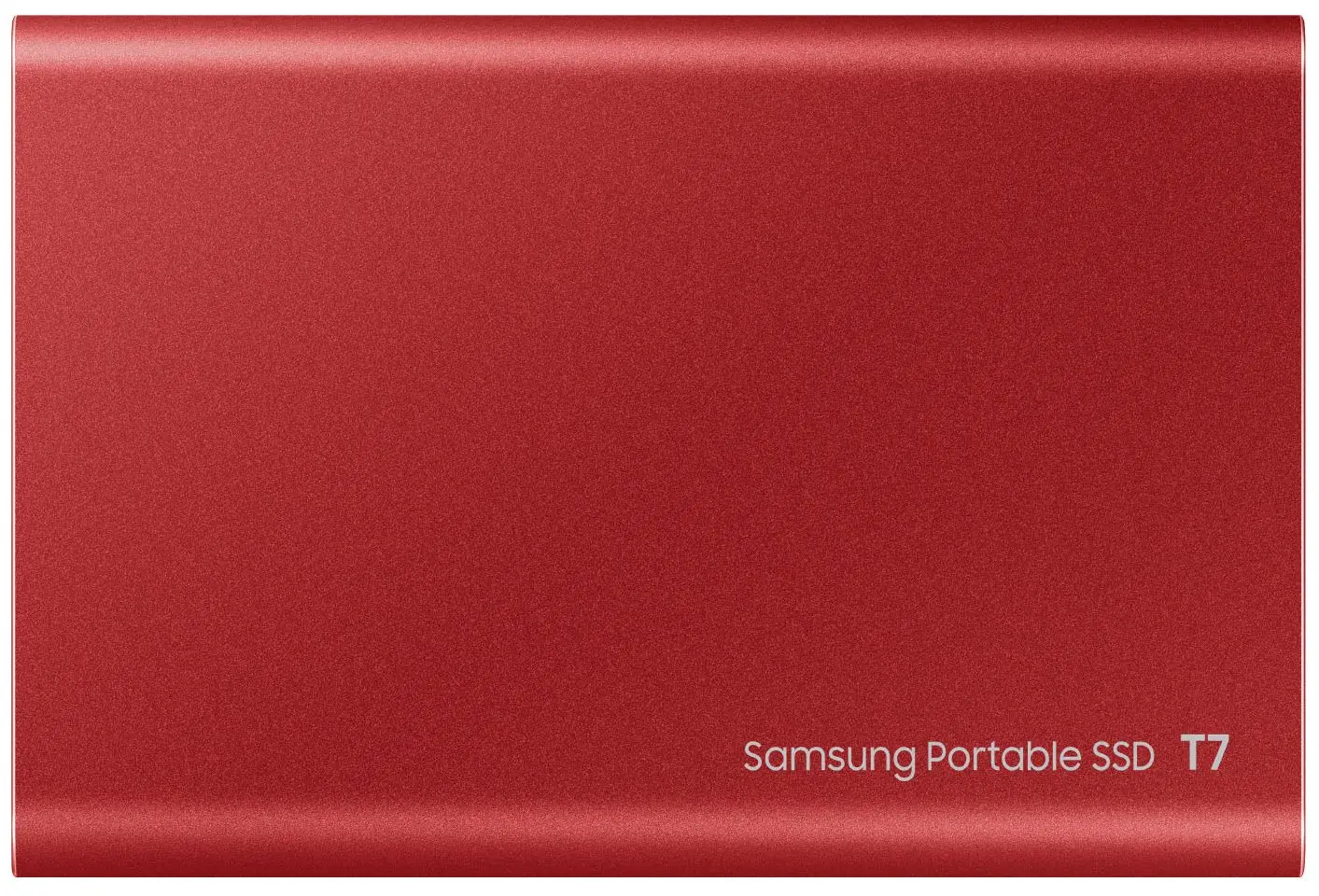 Внешний твердотельный накопитель Samsung T7 1.0TB Red (MU-PC1T0R/AM) - 2
