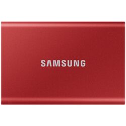 Внешний твердотельный накопитель Samsung T7 1.0TB Red (MU-PC1T0R/AM) Thumb