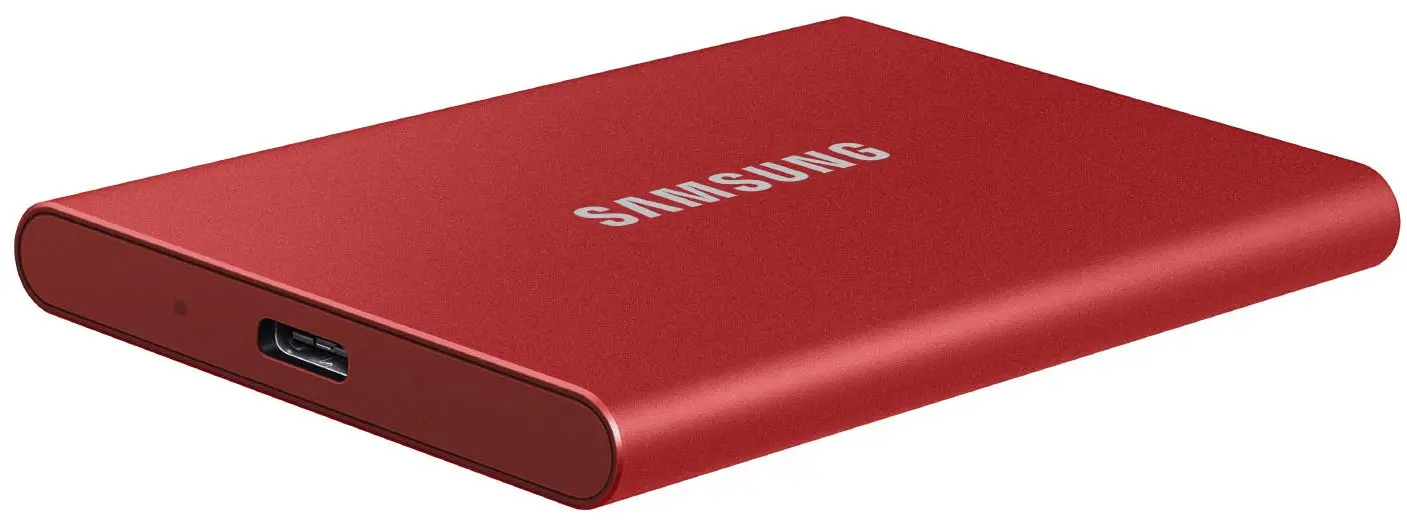Внешний твердотельный накопитель Samsung T7 1.0TB Red (MU-PC1T0R/AM) - 5
