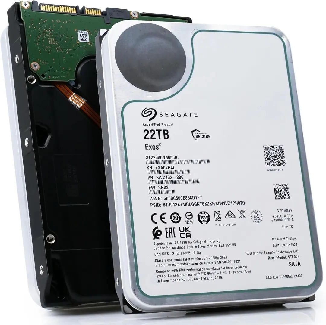 Hard disk Seagate Exos 22TB (ST22000NM000C-FR)