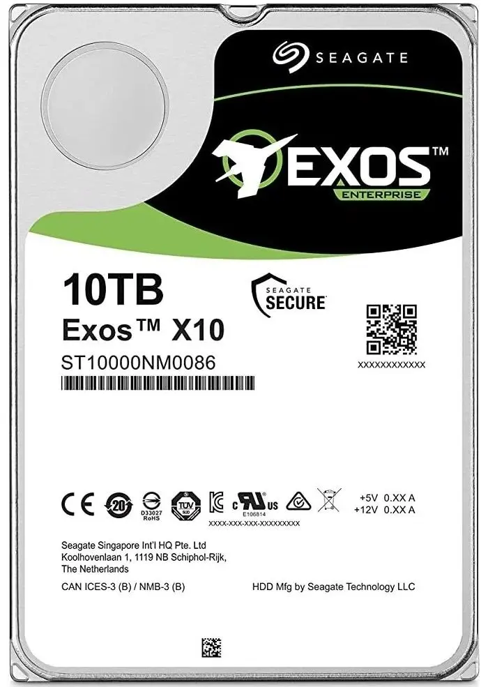 Жесткий диск Seagate Server Exos X14 10TB (ST10000NM0568-NP)