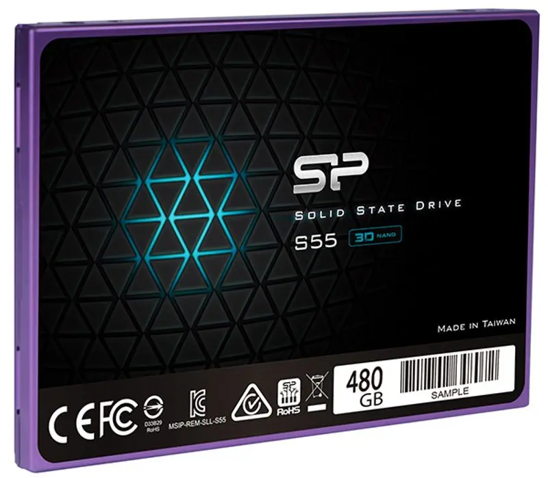 SSD Silicon Power Slim S55 480GB (SP480GBSS3S55S25) - 3