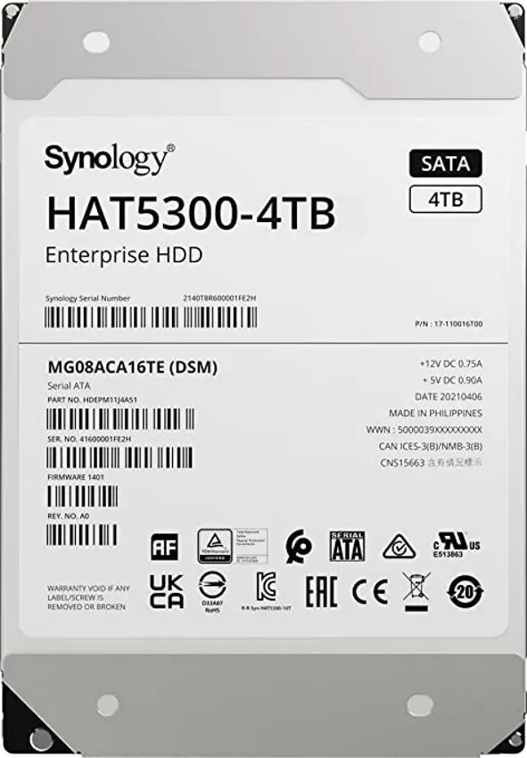 Жесткий диск Synology HAT5300 4TB (HAT5300-4T)