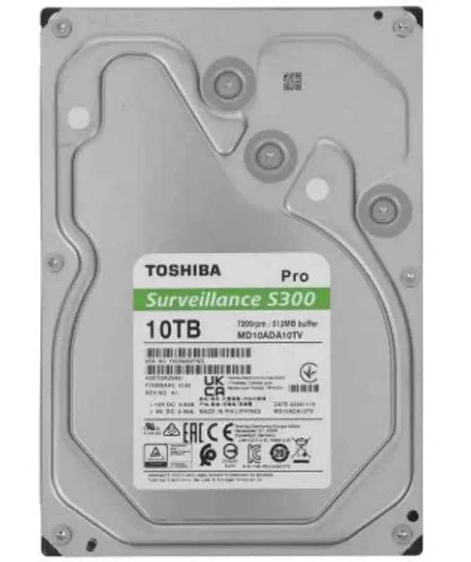 Hard disk Toshiba S300 Pro Surveillance 10TB (MD10ADA10TV) - 2