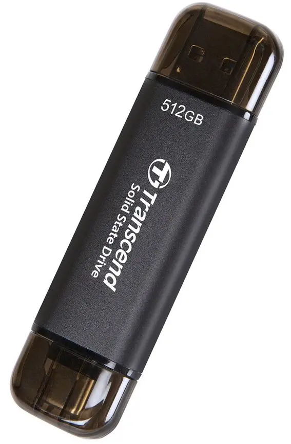 Портативный твердотельный накопитель Transcend ESD310C 512GB Black (TS512GESD310C)