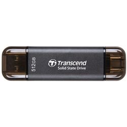 Портативный твердотельный накопитель Transcend ESD310C 512GB Black (TS512GESD310C) Thumb