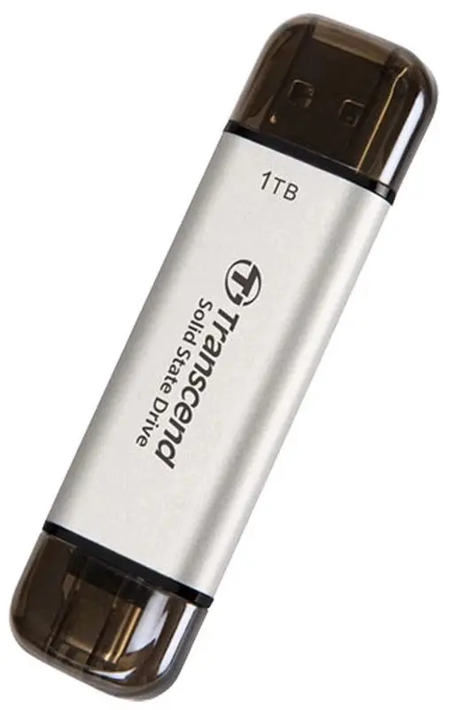 SSD portabil Transcend ESD310S 1TB Silver (TS1TESD310S)