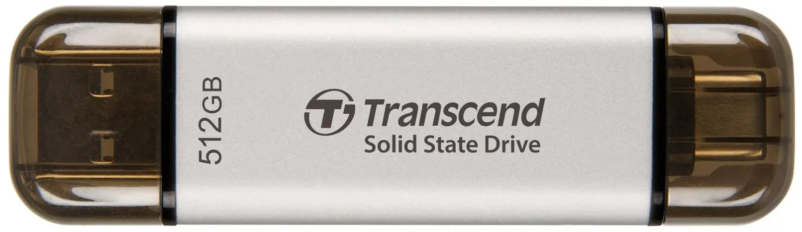 Портативный твердотельный накопитель Transcend ESD310S 512GB Silver (TS512GESD310S)