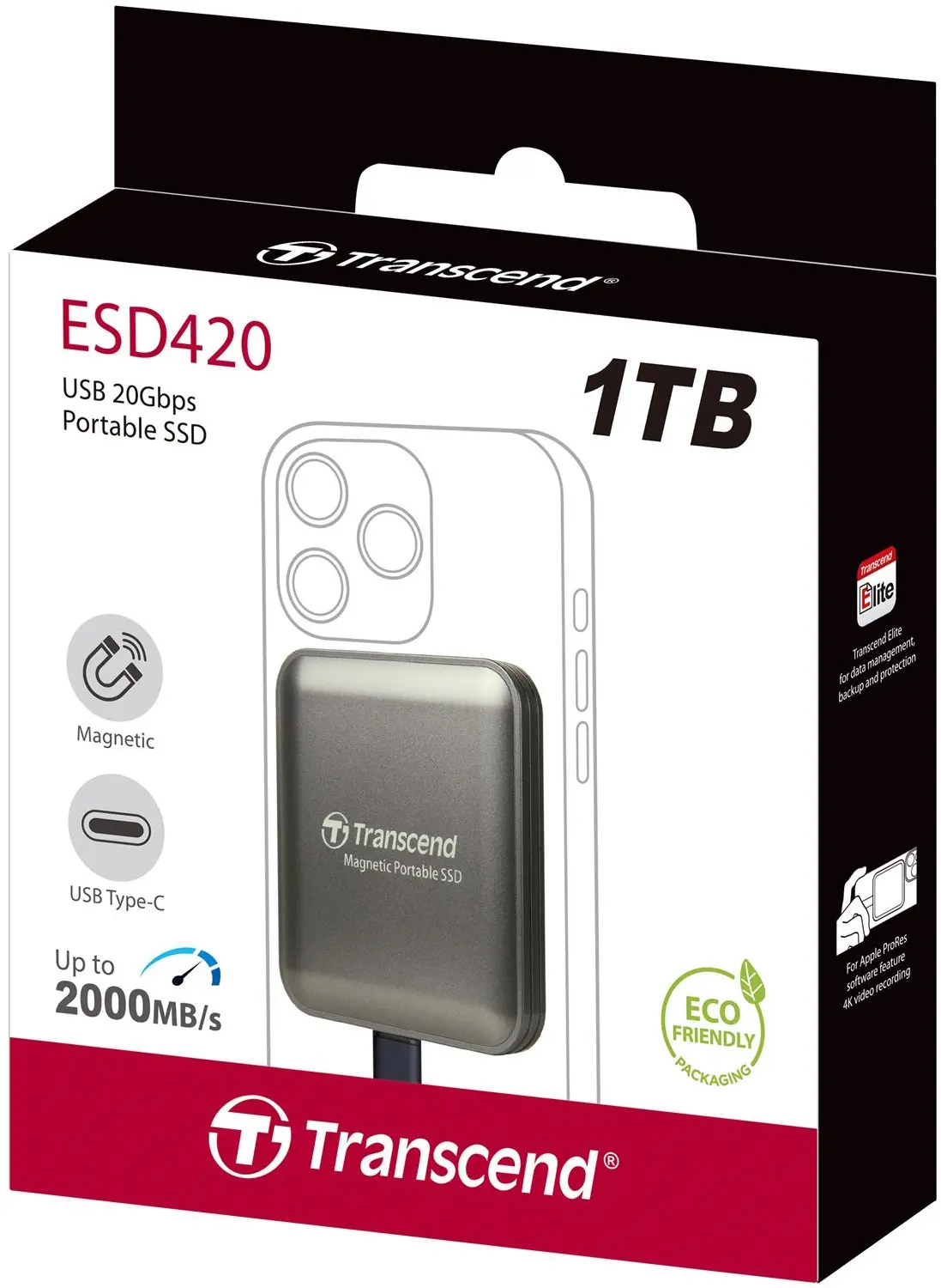 SSD extern Transcend ESD420 1TB (TS1TESD420C)