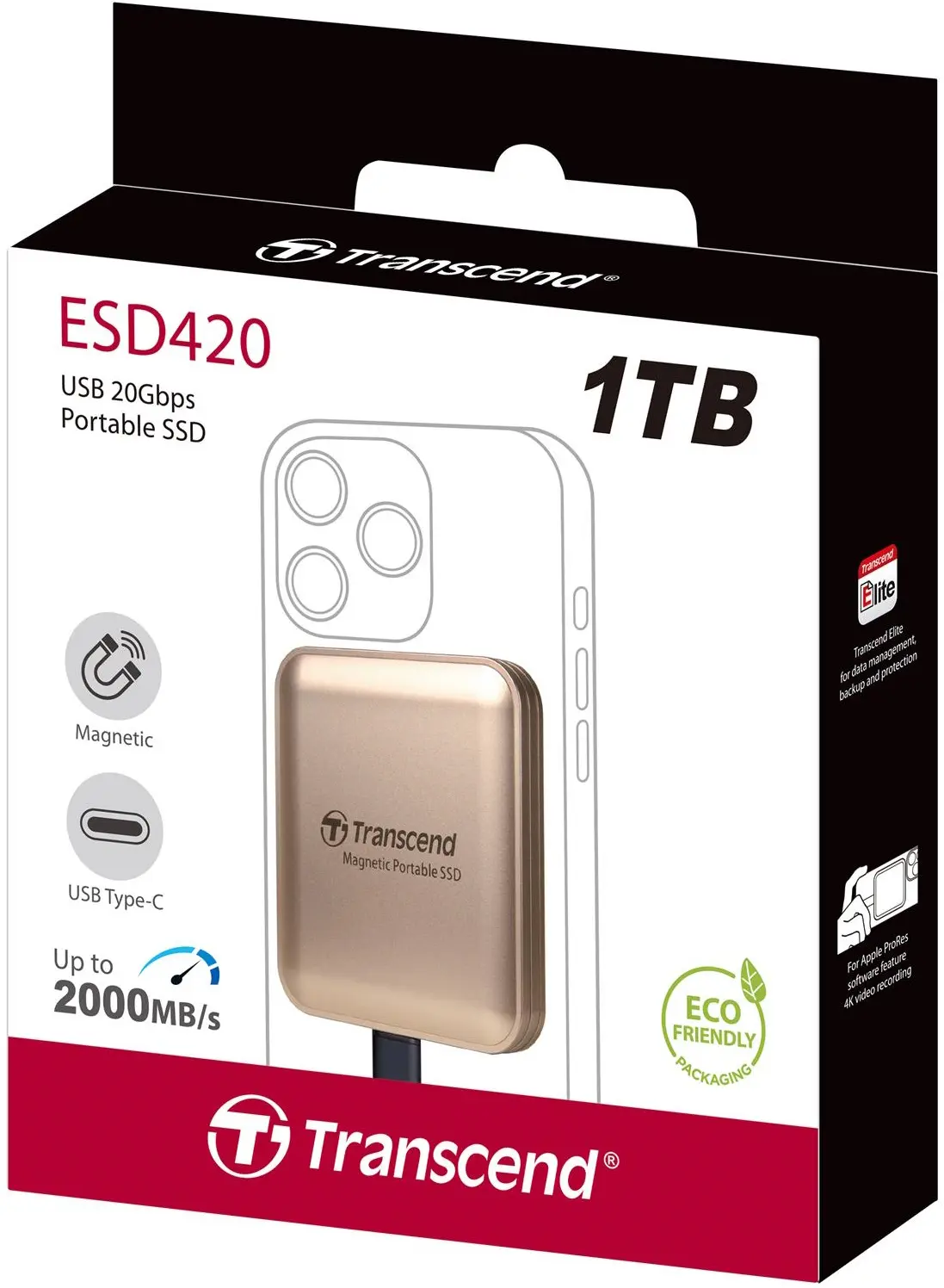 SSD extern Transcend ESD420 1TB (TS4TESD420G)