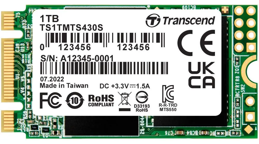 SSD Transcend M.2 430S 1TB (TS1TMTS430S)