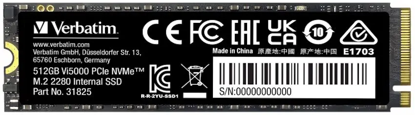 SSD Verbatim Vi5000 512GB (VI5000-512-31825)