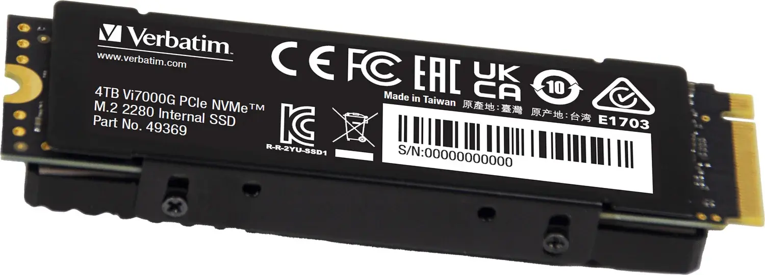 Твердотельный накопитель Verbatim Vi7000G 4TB (49369) - 3