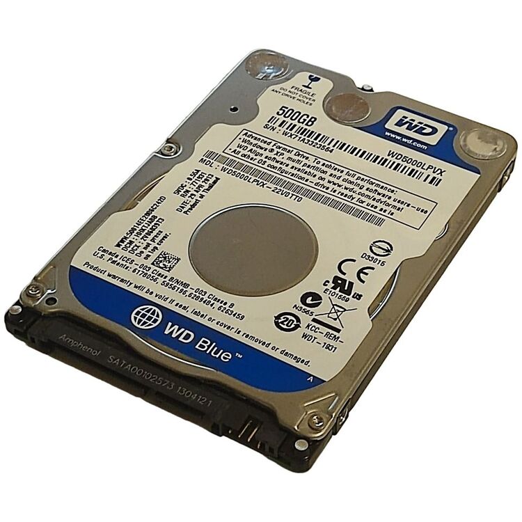 Жесткий диск Western Digital Blue 500GB (WD5000LPVX-NP) купить в ...